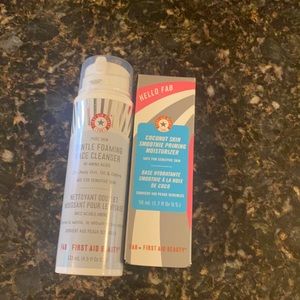 First Aid Beauty Primer and Face Cleanser